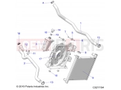 ENGINE | ENGINE, COOLING SYSTEM - A22SVA85A3 (C0211194) - Polaris SCRAMBLER 850 48 (R01) (A22SVA85A3) 2022