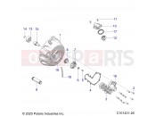 ENGINE | ENGINE, COOLING SYSTEM and WATER PUMP - A22SVA85A3 (C101431-26) - Polaris SCRAMBLER 850 48 (R01) (A22SVA85A3) 2022