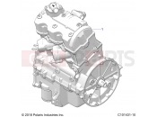 ENGINE | ENGINE, LONG BLOCK - A22SVA85A3 (C101431-10) - Polaris SCRAMBLER 850 48 (R01) (A22SVA85A3) 2022