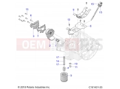 ENGINE | ENGINE, OIL SYSTEM - A22SVA85A3 (C101431-23) - Polaris SCRAMBLER 850 48 (R01) (A22SVA85A3) 2022