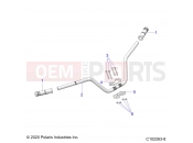 STEERING | STEERING, HANDLEBAR - A22SVA85A3 (C102263-8) - Polaris SCRAMBLER 850 48 (R01) (A22SVA85A3) 2022