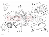 DUCATI 2002 Monster S4 GENERATOR COVER - WATER PUMP » COOLING SYSTEM