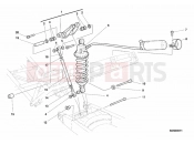 DUCATI 2002 Sporttouring ST2 REAR SHOCK ABSORBER » SWING ARM