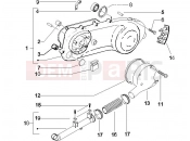 gilera 2006 Runner 50 SP Race Crankcase cover - Crankcase cooling