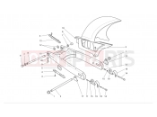 DUCATI Monster 620 SWINGARM AND DRIVE CHAIN