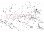 DUCATI 2019 Scrambler Icon FOOTRESTS, LEFT