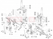 gilera 2015 Fuoco 500 LT Fork's components (Mingxing)
