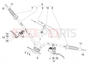 gilera 2015 Fuoco 500 LT Handlebars - Master cil.