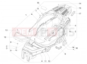 gilera 2015 Fuoco 500 LT Helmet huosing - Undersaddle