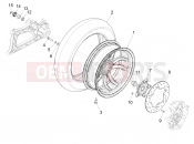 gilera 2015 Fuoco 500 LT Rear wheel
