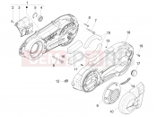 gilera 2016 Fuoco 500 LT Crankcase cover - Crankcase cooling