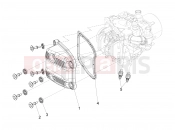 gilera 2016 Fuoco 500 LT Cylinder head cover