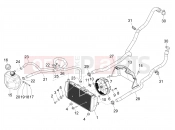 Cooling system - Piaggio MP3 530 HPE RST Exclusive 2023