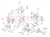 Fork's components (Mingxing) - Piaggio MP3 530 HPE RST Exclusive 2023