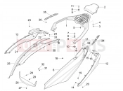 Side cover - Spoiler - Piaggio MP3 530 HPE RST Exclusive 2023