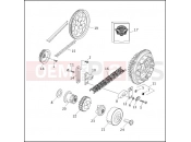 BELTS, CHAINS & SPROCKETS (2 OF 2) - Harley-Davidson FLHTC SIDECAR - SIDECAR FOR FLHTC 1991