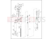 FRONT FORK - FLHTP - Harley-Davidson FLHTC SIDECAR - SIDECAR FOR FLHTC 1991