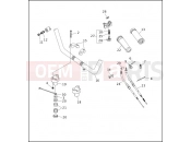 HANDLEBAR & THROTTLE CONTROL - FLHTP - Harley-Davidson FLHTC SIDECAR - SIDECAR FOR FLHTC 1991