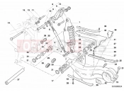DUCATI 2001 Superbike 748 S REAR SHOCK ABSORBER » SWING ARM
