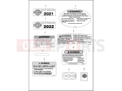 LABELS - Harley-Davidson SOFTAIL HERITAGE CLASSIC 114 - FLHCS 2022