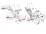 DUCATI 2001 Monster 750 FOOTREST » FRAME