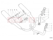 DUCATI 2001 Supersport 750 S EXHAUST SYSTEM » EXHAUST SYSTEM
