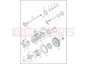 HARLEY-DAVIDSON TRIKE FREEWHEELER  - FLRT AXLE ASSEMBLY, REAR
