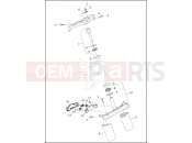 Harley-Davidson 2021 TRIKE TRIKE TRI GLIDE ULTRA  - FLHTCUTG FORK BRACKETS, FRONT