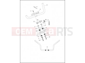 HARLEY-DAVIDSON CVO TRI GLIDE  - FLHTCUTGSE HANDLEBAR