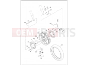 WHEEL, FRONT - Harley-Davidson CVO ULTRA LIMITED - FLHTKSE 2021