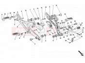 DUCATI 2001 Monster 900 FOOTREST » FRAME