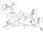 DUCATI 2001 Monster 900 EXHAUST SYSTEM » EXHAUST SYSTEM
