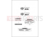 Harley-Davidson 2017 SPORTSTER 1200 CUSTOM LIMITED B  - XL1200CB LABELS