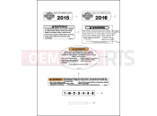 Harley-Davidson 2016 DYNA DYNA LOW RIDER  - FXDL 103 LABELS