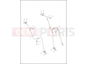 Harley-Davidson 2016 SPORTSTER IRON 883  - XL883N BRAKE LINES, FRONT - NON-ABS