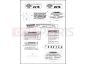 Harley-Davidson 2016 TOURING ROAD GLIDE ULTRA  - FLTRU LABELS