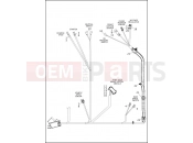 Harley-Davidson 2015 DYNA DYNA FAT BOB  - FXDF WIRING HARNESS, MAIN, ABS (3 OF 5)