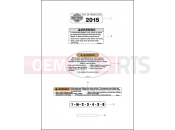 Harley-Davidson 2015 DYNA DYNA FAT BOB  - FXDF 103 LABELS