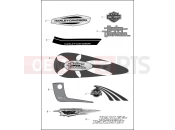 Harley-Davidson 2015 DYNA DYNA WIDE GLIDE  - FXDWG FUEL TANK TRIM