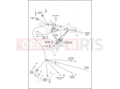 Harley-Davidson 2015 SPORTSTER IRON 883  - XL883N WIRING HARNESS, MAIN, NON-ABS (1 OF 4)
