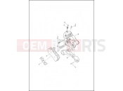 Harley-Davidson 2015 TOURING ULTRA CLASSIC LOW TWIN-COOLED  - FLHTCUL TC BRAKE CALIPER, REAR