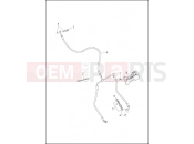 Harley-Davidson 2015 TOURING ROAD GLIDE SPECIAL  - FLTRXS BRAKE LINE, FRONT - NON-ABS