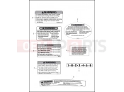 Harley-Davidson 2014 CVO/CUSTOM CVO LIMITED  - FLHTK 103 LABELS