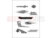 Harley-Davidson 2014 DYNA DYNA SWITCHBACK  - FLD FUEL TANK TRIM