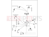 Harley-Davidson 2014 DYNA DYNA SWITCHBACK  - FLD 103 WIRING HARNESS, MAIN, ABS (4 OF 6)