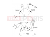 Harley-Davidson 2014 DYNA DYNA SWITCHBACK  - FLD 103 WIRING HARNESS, MAIN, ABS (5 OF 6)