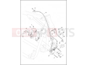 Harley-Davidson 2014 SOFTAIL FAT BOY LO  - FLSTFB 103 BRAKE LINES, FRONT, ABS