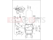 Harley-Davidson 2014 SOFTAIL SOFTAIL BREAKOUT  - FXSB WIRING HARNESS, MAIN, NON-ABS - FLS (3 OF 5)