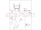 Harley-Davidson 2014 SOFTAIL SOFTAIL STANDARD  - FXST WIRING HARNESS, MAIN, NON-ABS - FLS (4 OF 5)