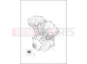 Harley-Davidson 2014 TOURING ULTRA LIMITED  - FLHTK ENGINE ASSEMBLY, TWIN-COOLEDâ¢ - TWIN CAM 103â¢